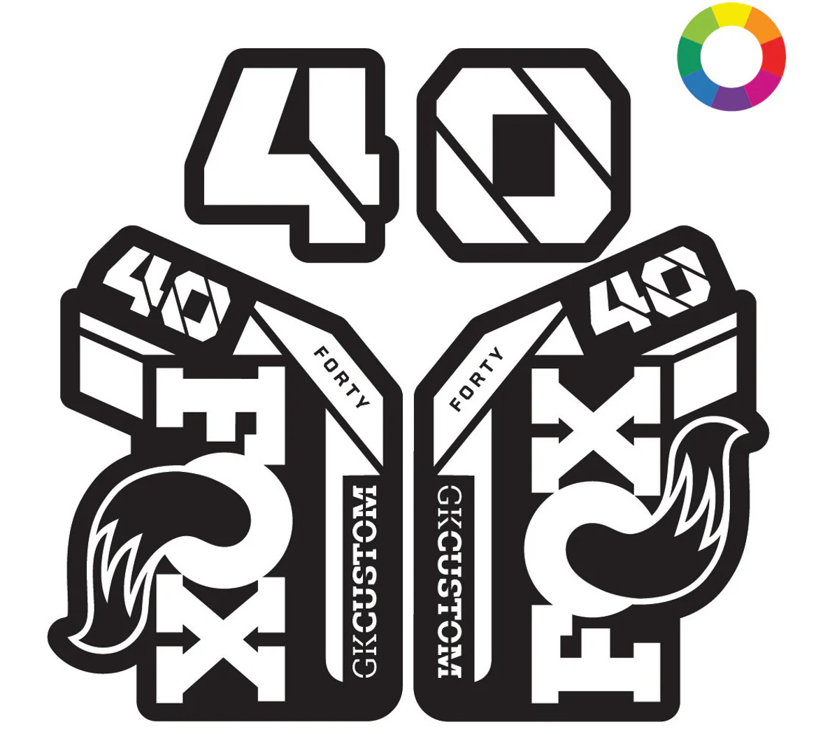 Fox 40 Fork Decals