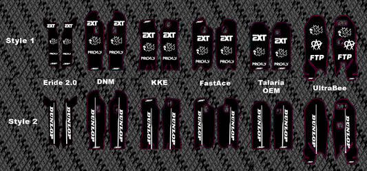 Predesigned Fork Guard Decals