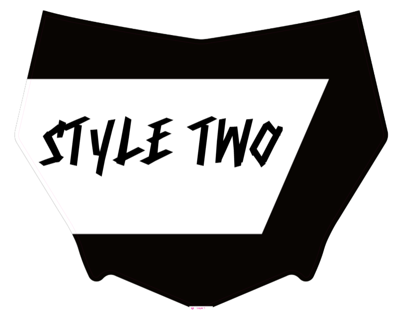 Custom Motocutz Plate Decal