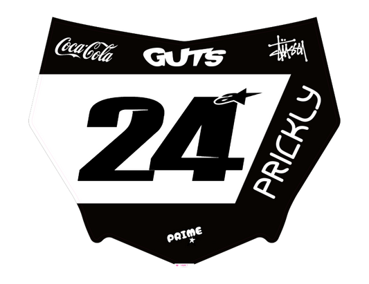 Custom Motocutz Plate Decal