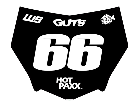 Custom Motocutz Plate Decal