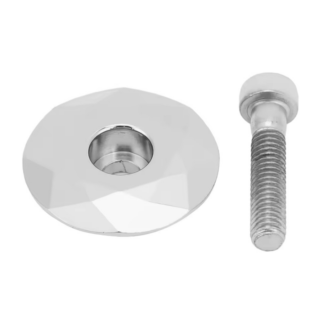 Chrome Spacers + Chrome Stem Cap Bundle